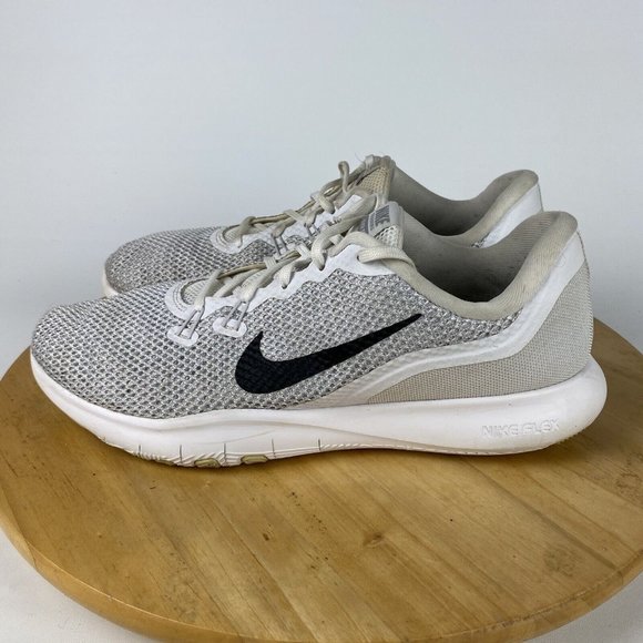 Nike Flex Trainer Womens Size 11 White Shoes Sneakers Running 898479-100 - Picture 2 of 13